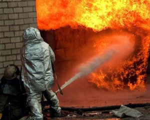 Под Киевом загорелась газораспределительная станция
