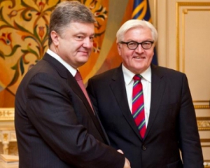 Порошенко и Штайнмайер говорили сегодня о мире и восстановление Донбасса
