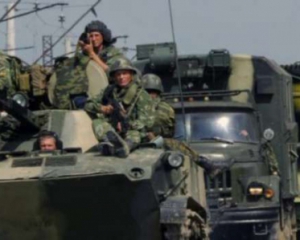 В Горловку в сопровождении российских военных прибыла колонна РСЗО и танков