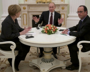 Меркель и Олланд обсудили с Путиным ситуацию на Донбассе