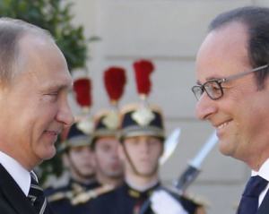 Путин говорил с Олландом о Сирии - СМИ