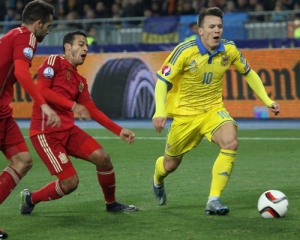 Сборная Украины проиграла Испании и &quot;вылетела&quot; в плей-офф