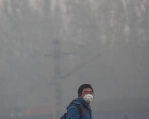 Уровень загрязнения воздуха в Китае превысил норму в 50 раз