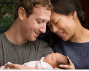 Цукерберг стал отцом и решил отдать 99% акций Facebook на благотворительность