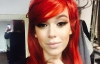 Марія Яремчук пофарбувала волосся в червоний колір