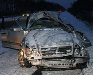 В Виннице разбился автомобиль с гранатой