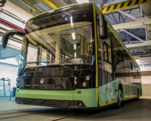 Первый украинский електроавтобус вывели на тесты