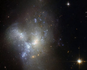 Телескоп &quot;Хаббл&quot; зафиксировал крупное слияние галактик