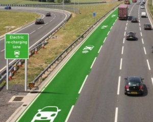 В Британии построили дорогу, которая заряжает электромобили
