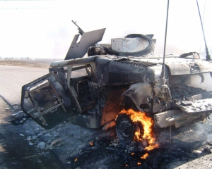 В зоні АТО підірвалася вантажівка український військових:водій врятував бійців