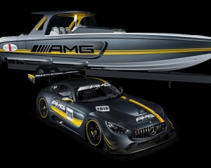 Для Miami Boat Show создали лодку на подобии Mercedes-AMG