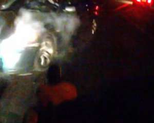 Появилось видео расстрела полицейскими BMW в Киеве
