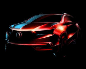 Acura намекнула на новый дизайн модели MDX