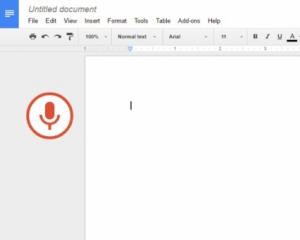 В Google Docs появилось редактирование текста голосом