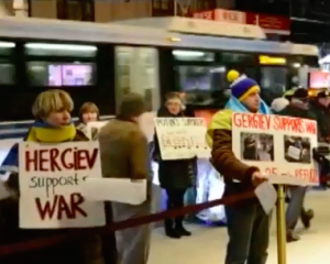 Активісти Нью-Йорка вийшли на акцію проти російських гастролерів