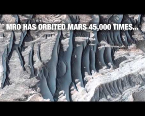 Открытия марсианской станции MRO показали в коротком видео