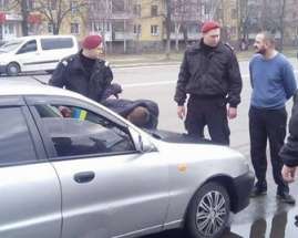 Патрульный полицейский из Киева попался пьяным за рулем в Житомире