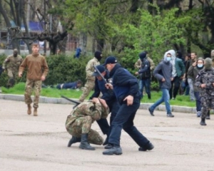 На Куликовом поле в Одессе в ход пошел слезоточивый газ