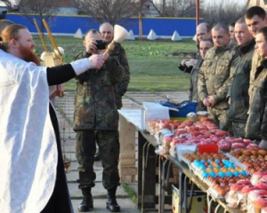 Бійці АТО привітали Україну зі святом Божого Воскресіння