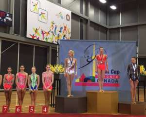 Украинская гимнастка завоевала 4 награды на турнире в Канаде