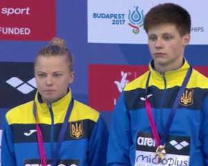 Юлия Прокопчук и Максим Долгов завоевали &quot;золото&quot; в прыжках с 10-метровой вышки