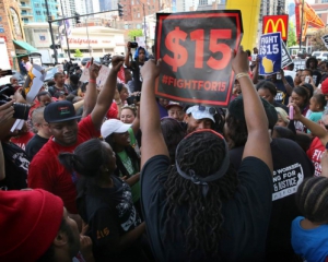 В Чикаго протестуют работники McDonald&#039;s