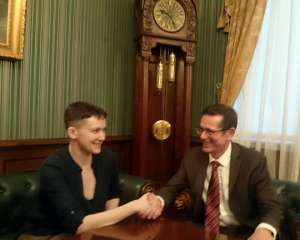 Савченко зустрілася із представником ООН Шимоновичем