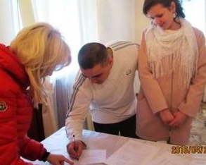 В колонии под Киевом поженились двое заключенных