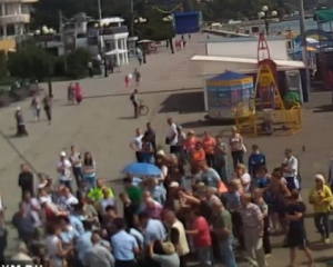 В Алуште оккупанты разогнали митинга против незаконной застройки