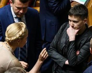 Тимошенко відреагувала на скандальну заяву Савченко
