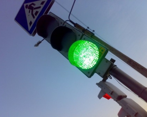 Столичные светофоры будут работать в режиме &quot;Зеленая волна&quot;