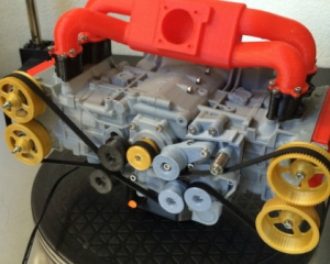 Американець надрукував на 3D-принтері робочу копію двигуна Subaru