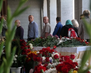 На прощанні з Павлом Шереметом не дали розгорнути прапор Білоруської Народної Республіки