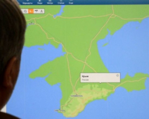 Google вернет русские названия на карту Крыма