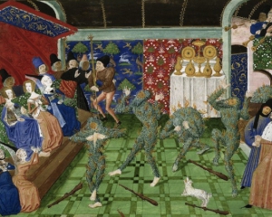 Подивитися на страту, послухати музику, побитися : як розважалися у Середньовіччі