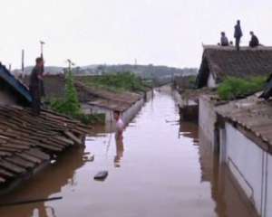 Большое наводнение в Северной Корее - 15 человек пропали безвести