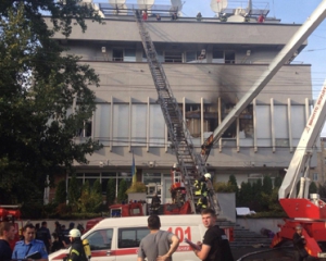 Пожежа в одній з редакцій &quot;Інтера&quot; сталася через збройний напад