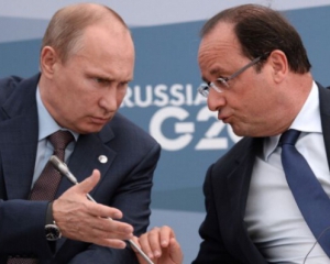 Встреча Олланда с Путиным прошла неудачно - французские СМИ