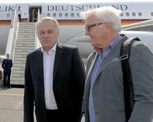 Главы МИД Германии и Франции посетят Киев