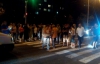 Акция протеста в столице: десятки авто стоят в пробке