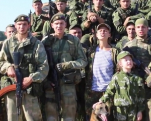 Чичеріна в тільнику зняла пропагандистський кліп про ДНР