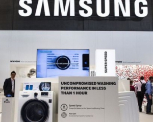 Компанія Samsung визнала факти вибухів пральних машин