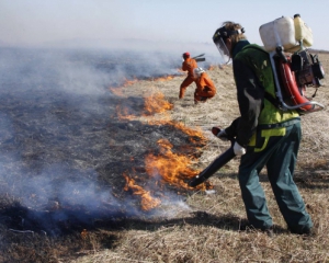 Масштабный пожар: горит 20 гектаров торфа