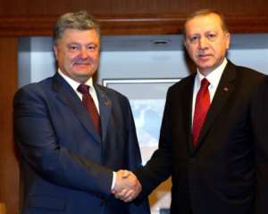 Эрдоган и Порошенко обсудили Крым