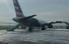 Появилось видео возгорания самолета в Чикаго