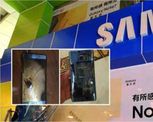 Смартфон Samsung Galaxy Note 7 взорвался у вора в руках