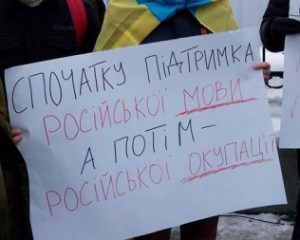 "Мовний закон" - як учасники пікетували Конституційний суд