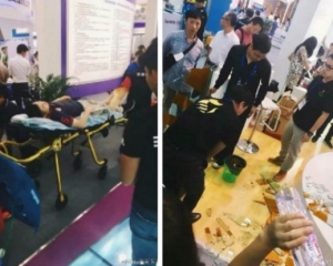 Детский робот напал на зрителя