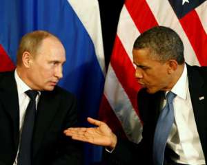 Обама и Путин коротко обменялись мнениями по поводу Украины