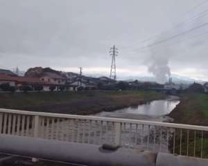 Появилось видео цунами после землетрясения в Японии